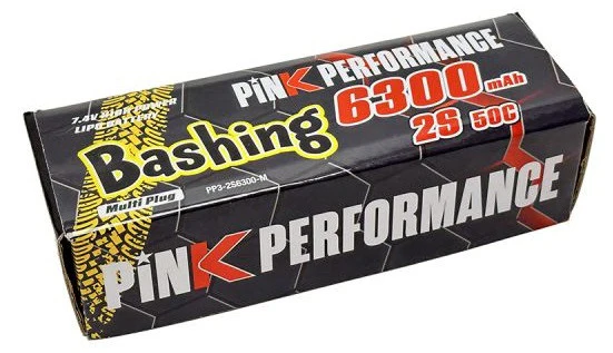 Pink Performance Batterie Lipo 2S 7.4v 50C 6300mAh Multi - Image 3