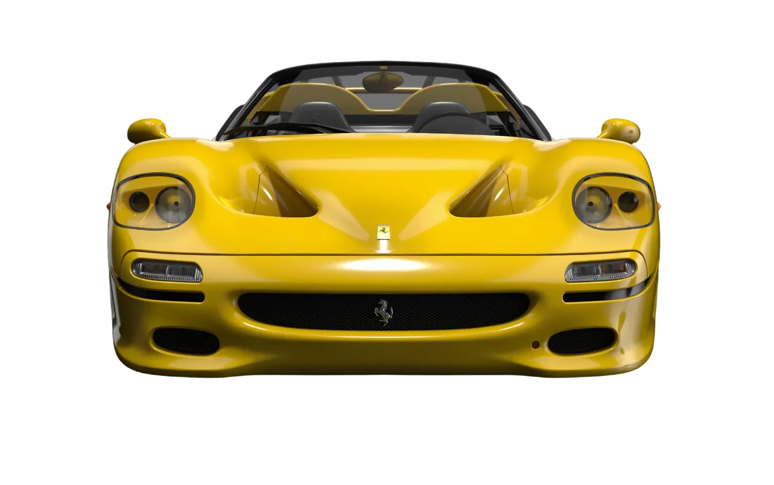 Pocher Diecast Ferrari F50 Giallo Modena HK63 - Image 2