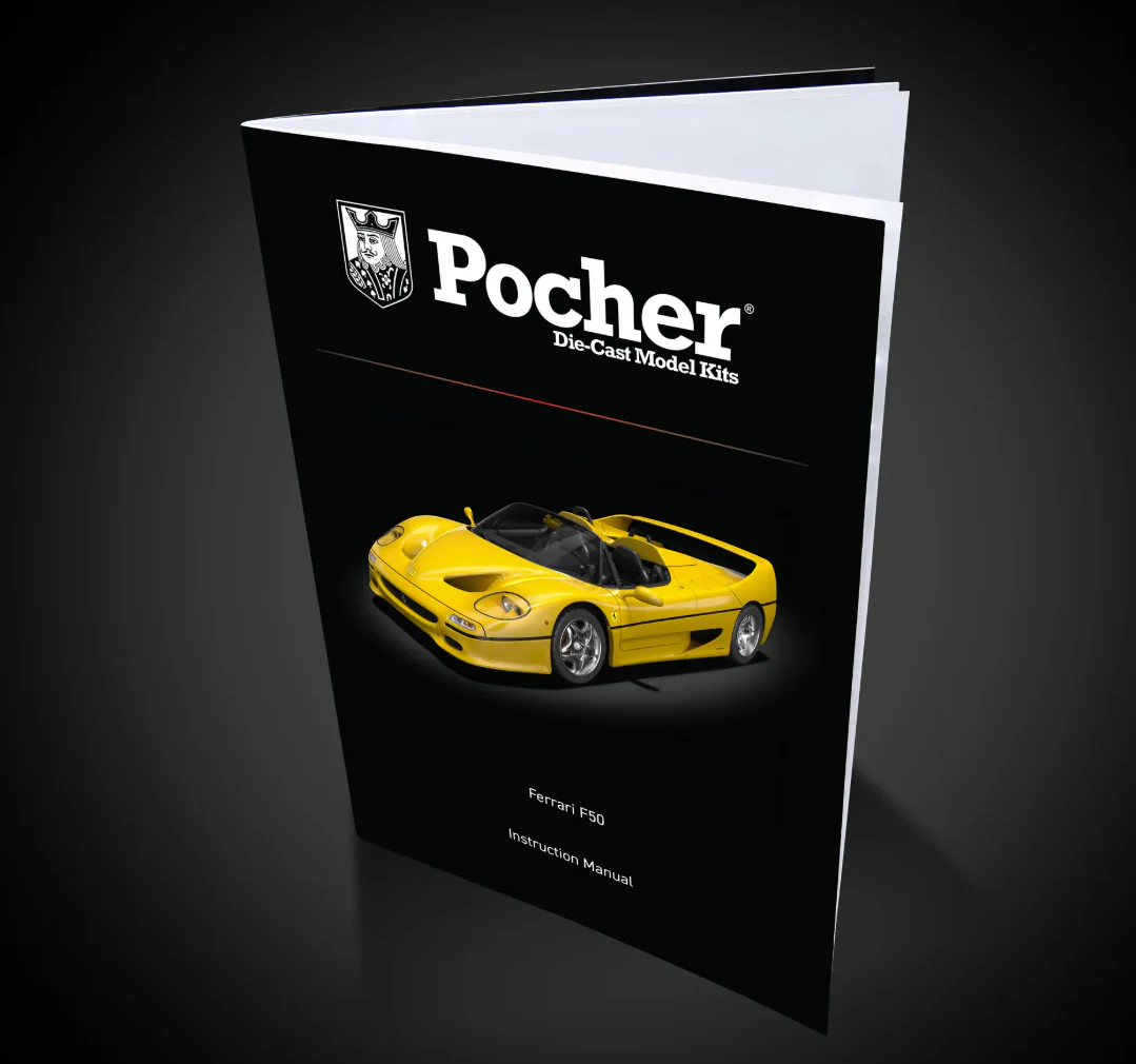 Pocher Diecast Ferrari F50 Giallo Modena HK63 - Image 6