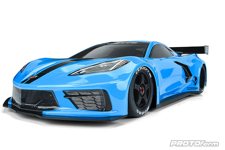 Proline Carrosserie Chevrolet Corvette C8 Infraction Felony Bleu PRM157713 - Image 5
