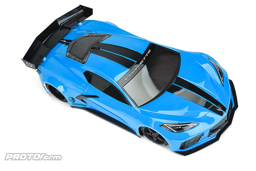 Proline Carrosserie Chevrolet Corvette C8 Infraction Felony Bleu PRM157713 - Image 6