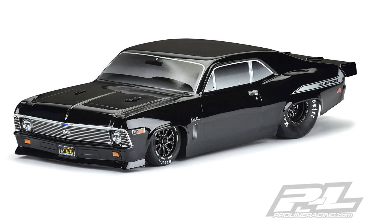 Proline Carrosserie Chevrolet Nova Tough Color Noir Drag 3531-18