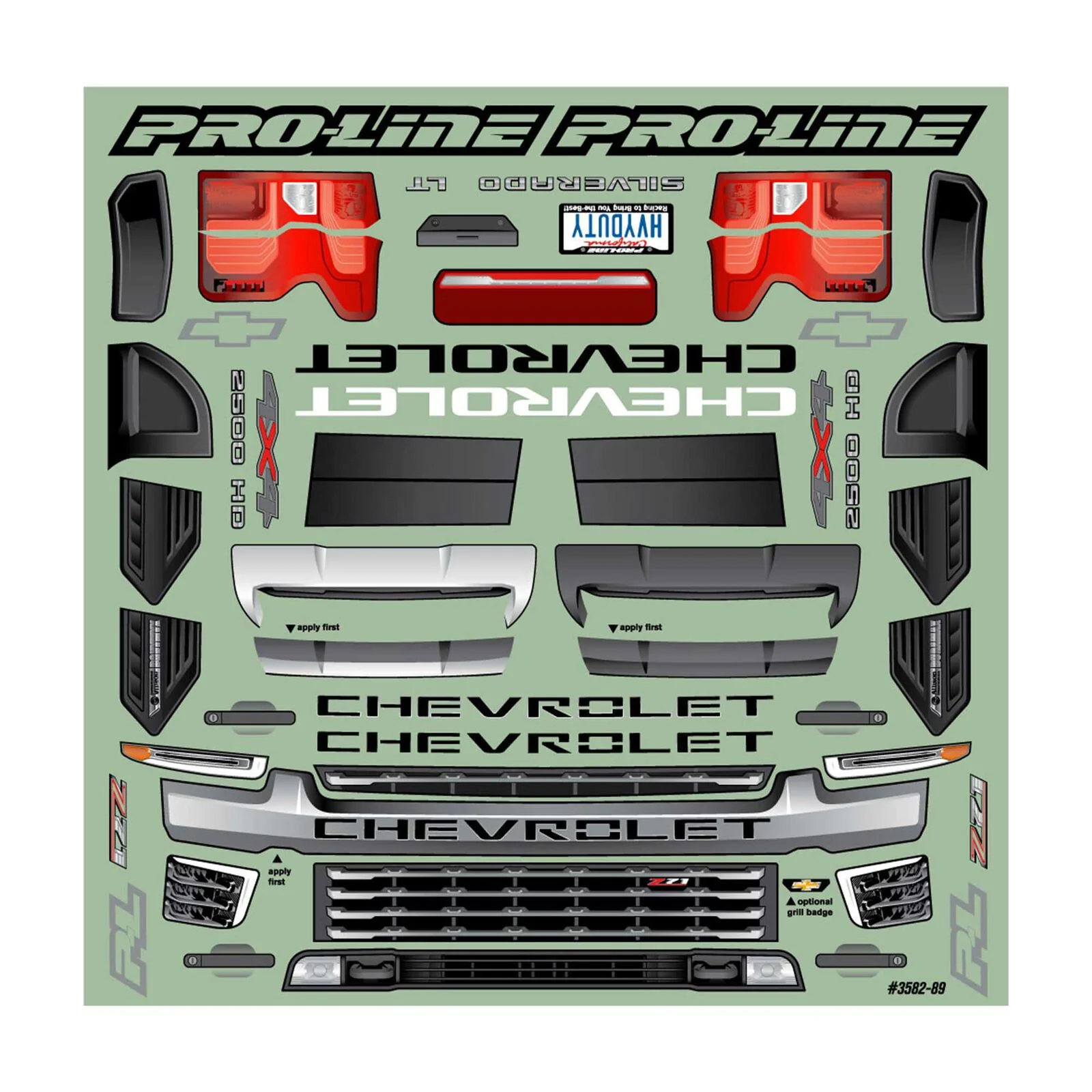 Proline Carrosserie Chevrolet Silverado 2500 HD Kraton 3592-00 - Image 6