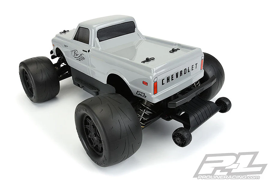 Proline Carrosserie Chevy C-10 1972 Peinte Gris Pierre Stampede 3251-14 - Image 3