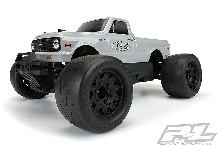 Proline Carrosserie Chevy C-10 1972 Peinte Gris Pierre Stampede 3251-14 - Image 4
