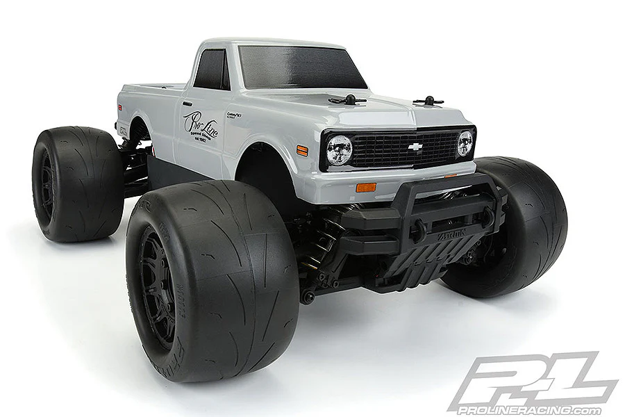 Proline Carrosserie Chevy C-10 1972 Peinte Gris Pierre Stampede 3251-14 - Image 5