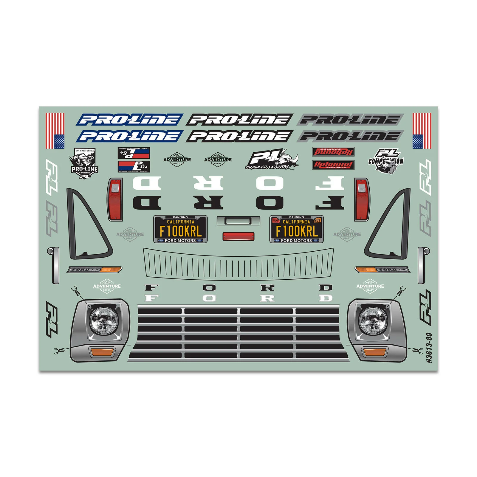 Proline Carrosserie Ford F-100 Non Peinte PRO361300 - Image 6