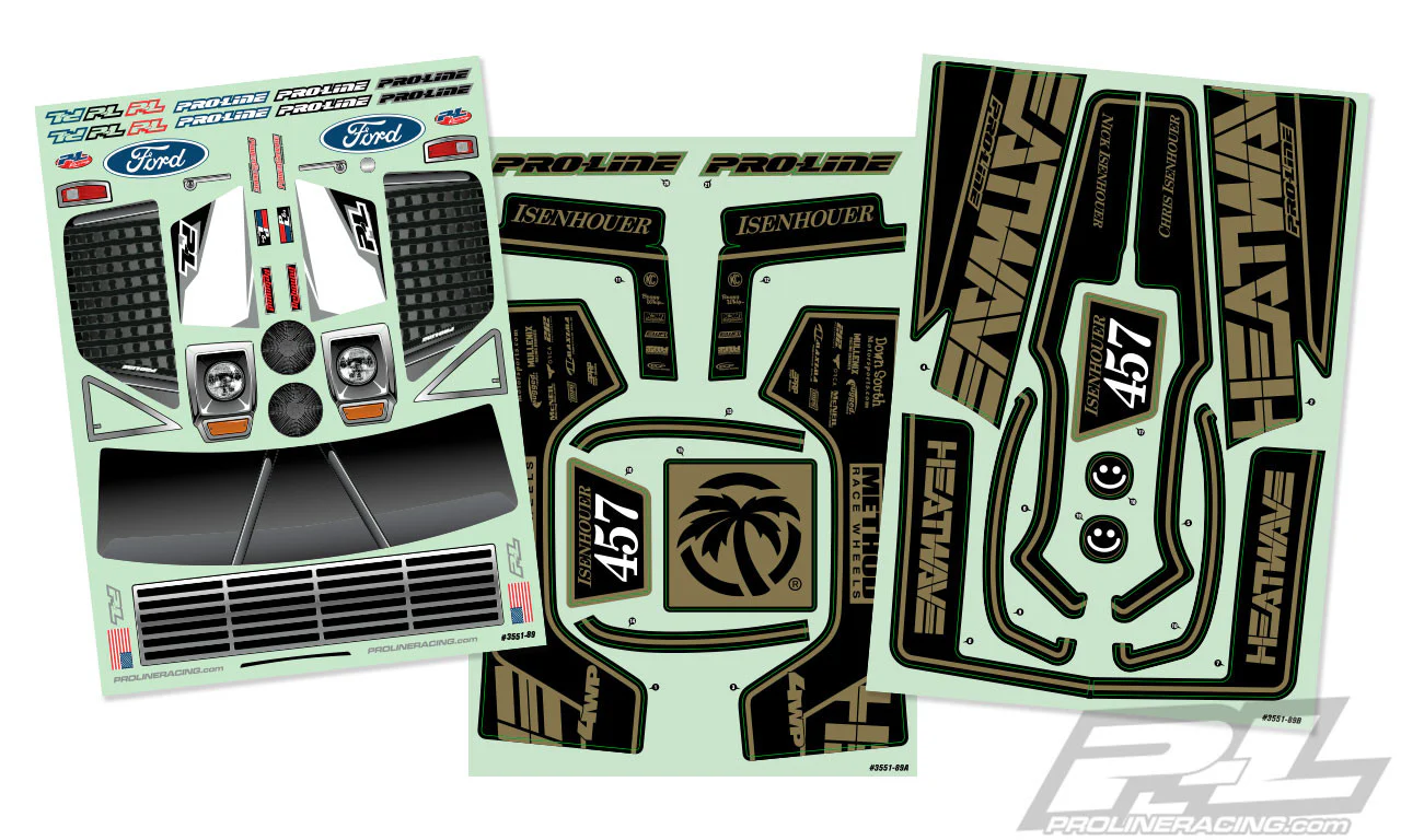 Proline Carrosserie Ford F-100 Race Truck Heatwave Edition Tough Color Noir 3551-18 - Image 7