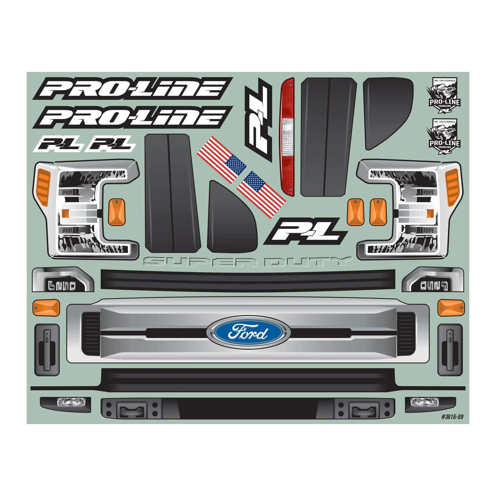 Proline Carrosserie Ford F-250 Super Duty Cabine seule SCX6 PRO361600 - Image 5