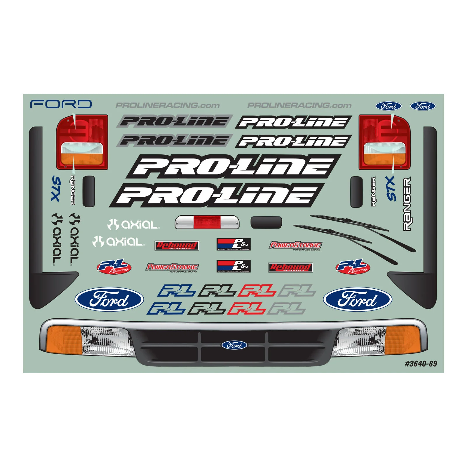 Proline Carrosserie Ford Ranger Pre-Runner Transparente PRO364000 - Image 5