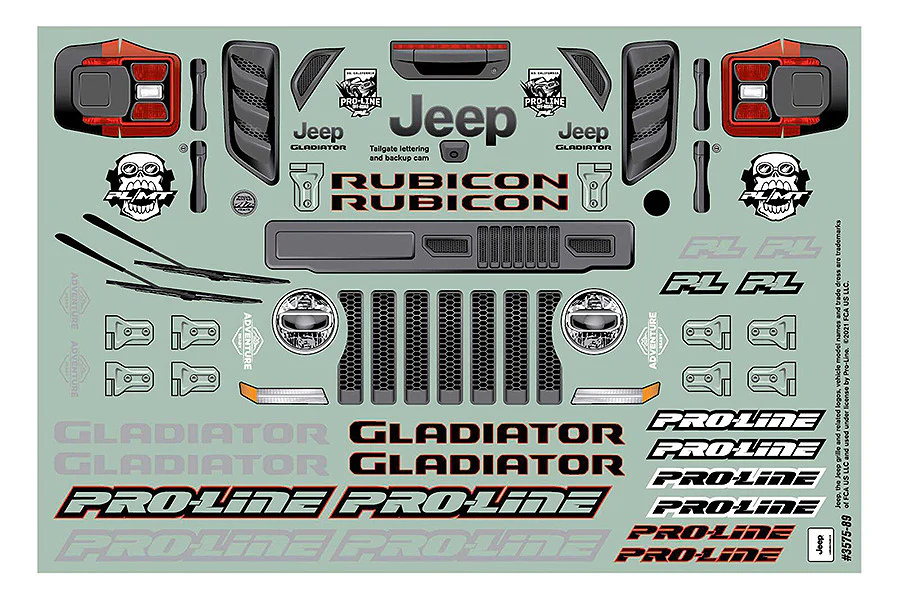 Proline Carrosserie Jeep Gladiator Rubicon 3575-00 - Image 7