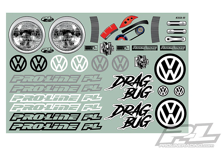 Proline Carrosserie Volkswagen Coccinelle Drag 3558-00 - Image 6