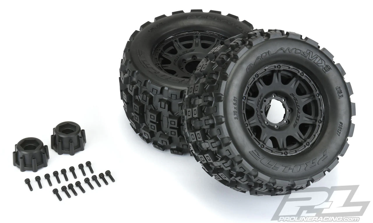 Proline Pneus Badlands MX38 3.8 + Jantes Raid (x2) 10127-10 - Image 2