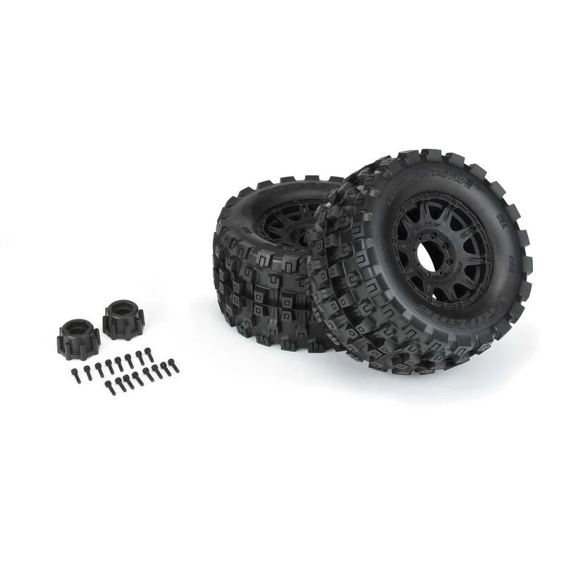 Proline Pneus Badlands MX38 3.8 HP BELTED + Jantes Raid 8x32 (x2) 10166-10 - Image 3