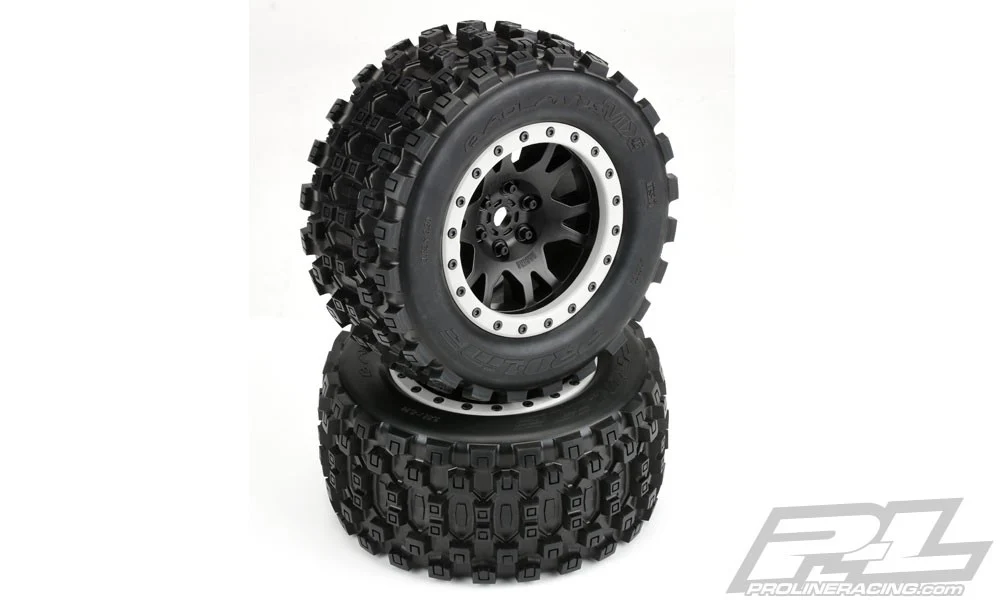 Proline Pneus Badlands MX43 X-Maxx + Jantes Pro-Loc (x2) 10131-13 - Image 2