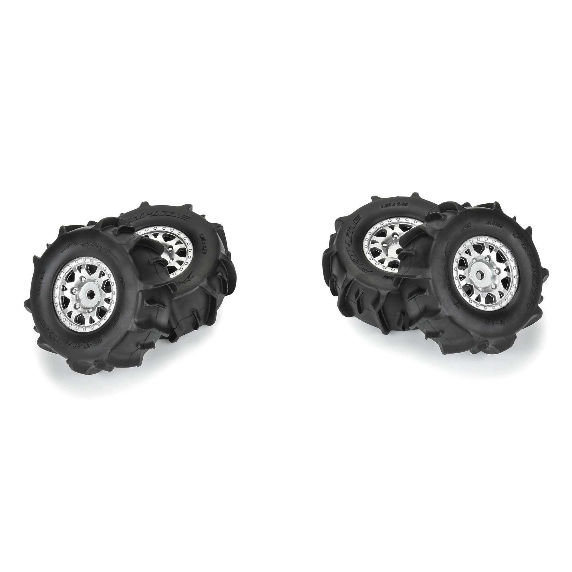 Proline Pneus Dumont Paddle 12mm Silver Impulse (x4) Mojave Grom PRO1030910 - Image 3