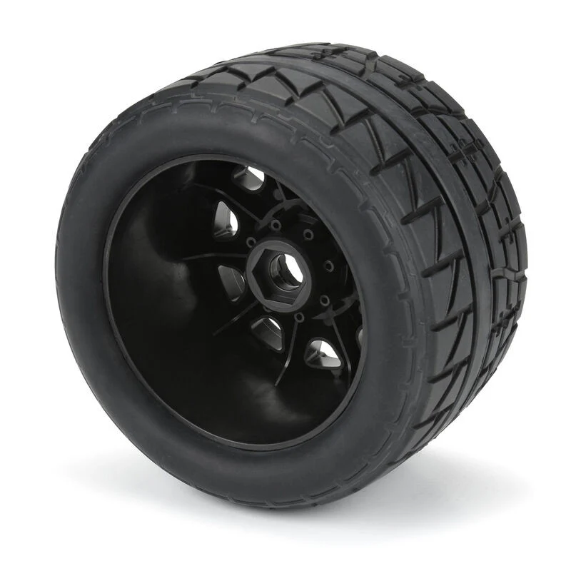 Proline Pneus Menace HP 3.8 + Jantes Noir Raid 17mm (x2) PRO1020610 - Image 2