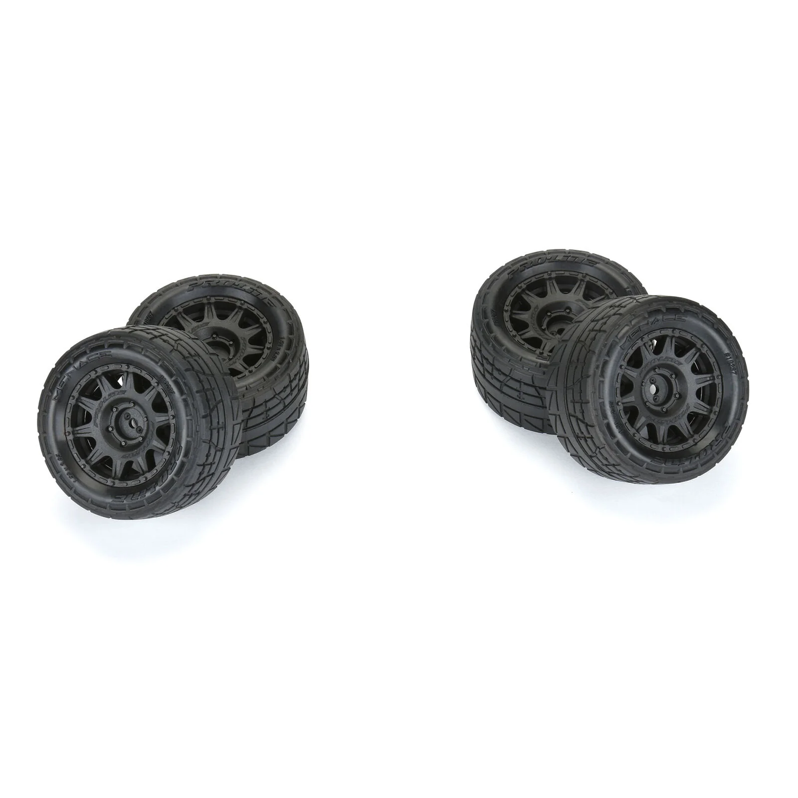 Proline Pneus Menace Street + Jantes Raid 1/18 12mm (x4) PRO1028710 - Image 5