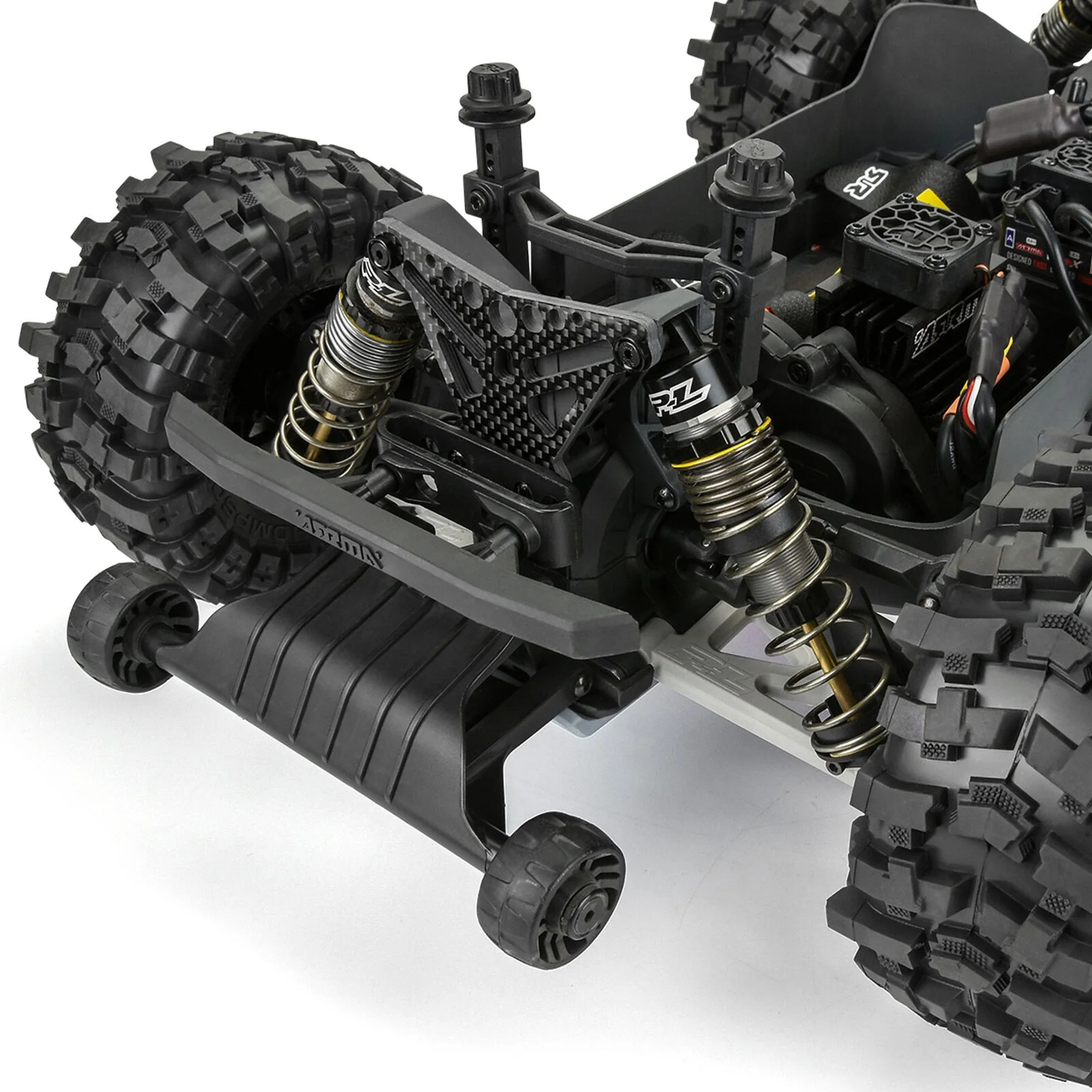 Proline Renfort support amortisseurs arrière carbone Arrma 3s PRO639400 - Image 2