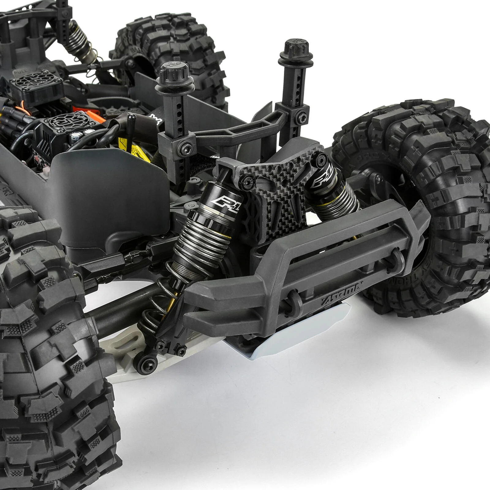 Proline Renfort support amortisseurs avant carbone Arrma 3s PRO639300 - Image 2