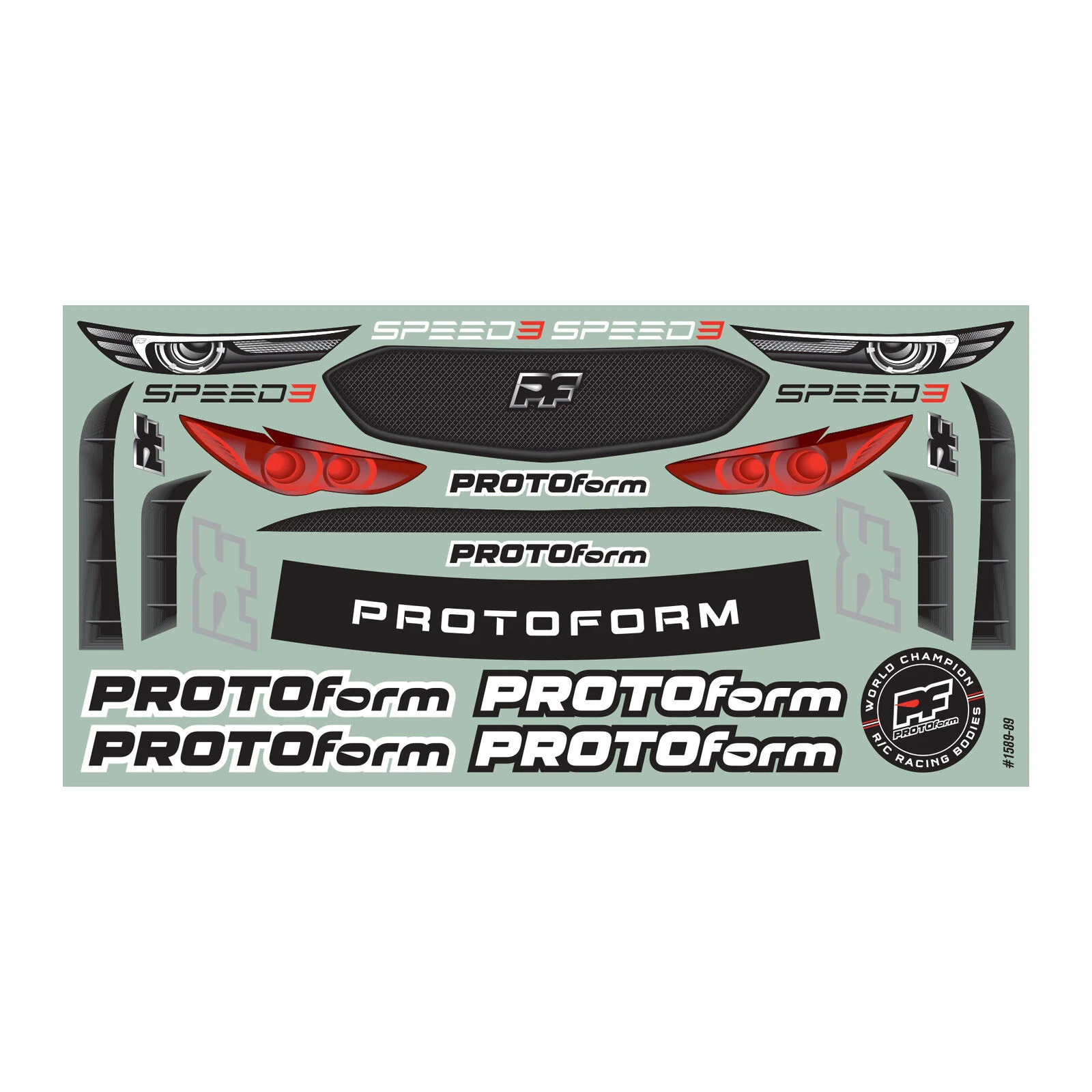 ProtoForm Carrosserie Speed3 FWD 190mm PRM158925 - Image 8