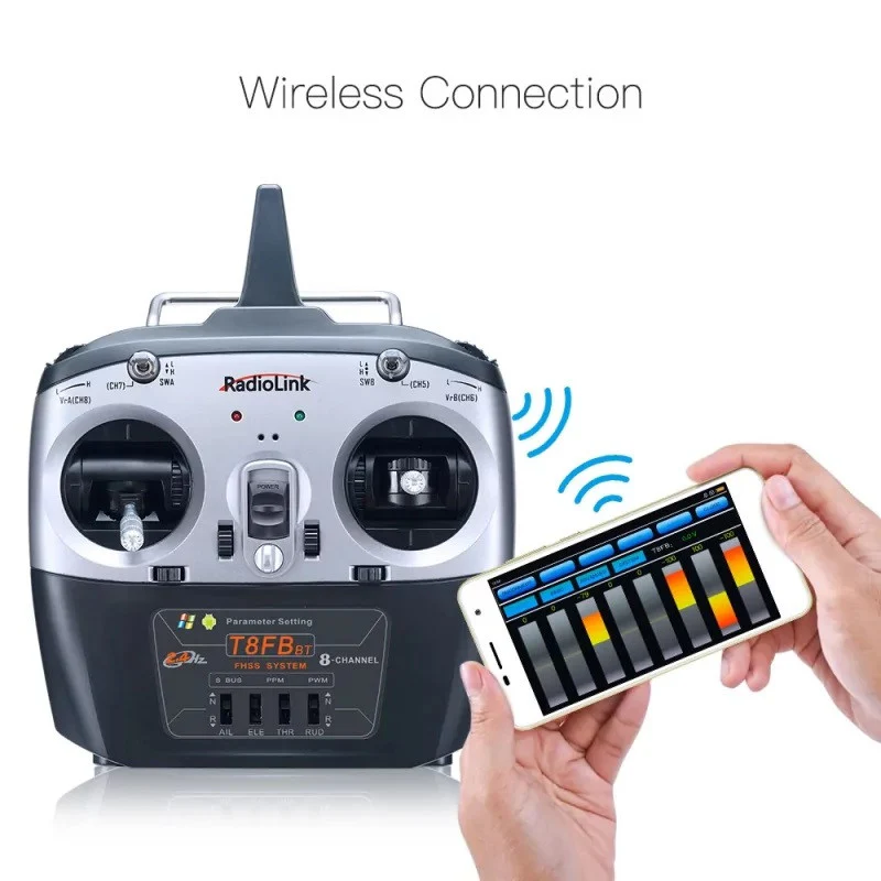 Radiolink Radio T8FB BT 2.4Ghz 8 voies + R8EF RDL-T8FB-BT-SET - Image 4