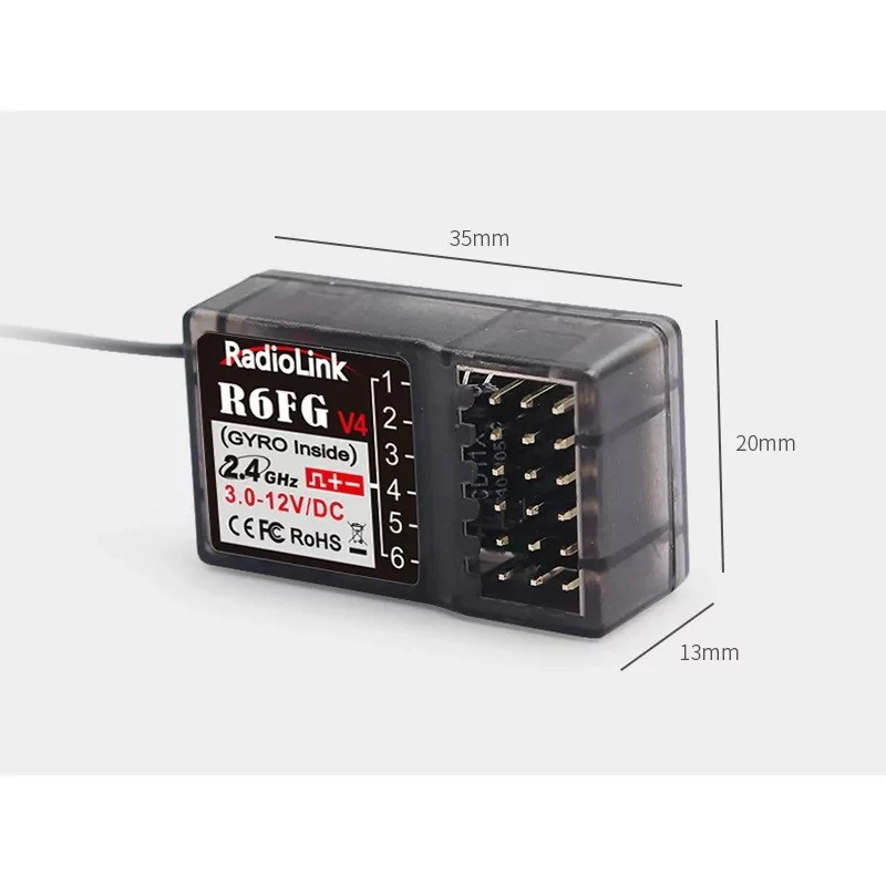 Radiolink Récepteur 6 voies avec Gyroscope Intégrée RDL-0-R6FG - Image 2