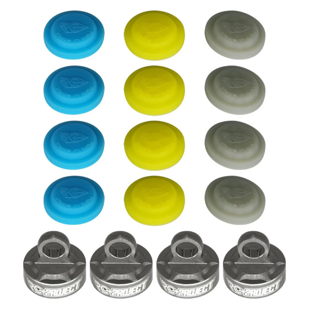 RC Project Bouchons d'Amortisseurs Alu Mugen MBX8 (x4) RCPJ-MSMBX8-001 - Image 2