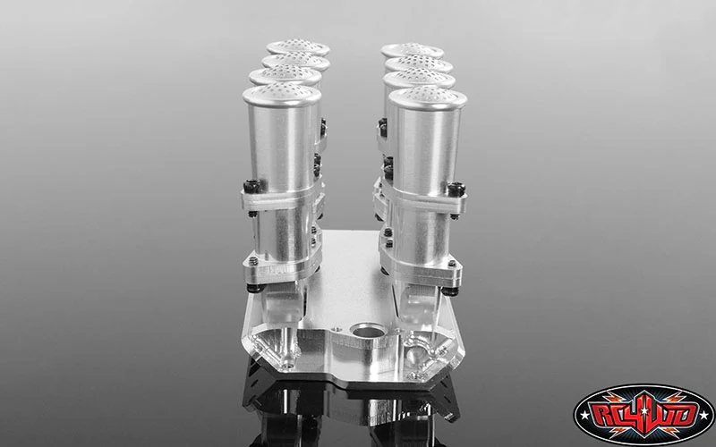 RC4WD Admission réaliste en aluminium CNC pour moteur V8 Z-S1829 - Image 3