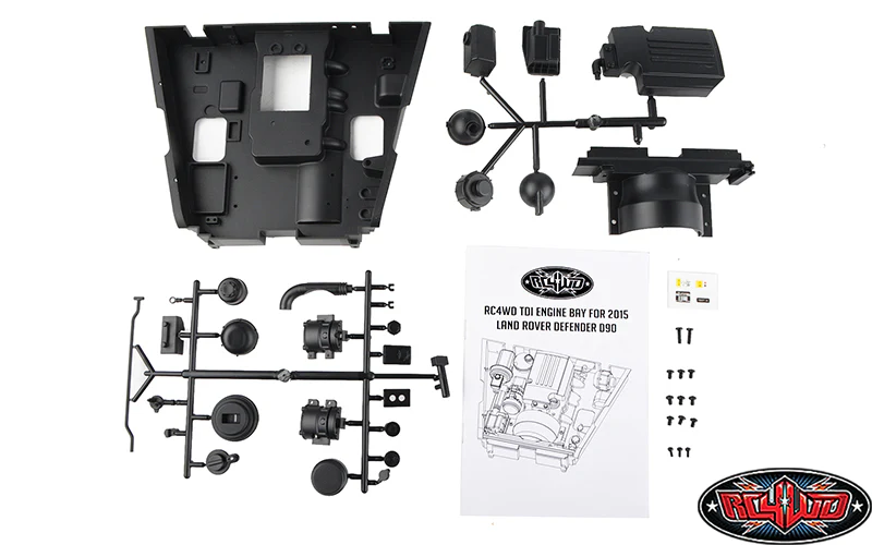 RC4WD Baie moteur TDI Land Rover D90 2015 Z-B0256 - Image 2