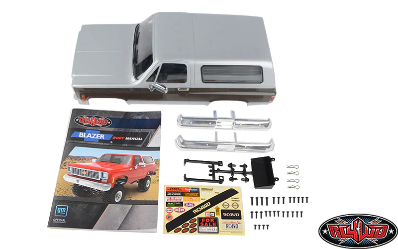 RC4WD Carrosserie Chevrolet Blazer Hard Body Argent Z-B0273 - Image 6