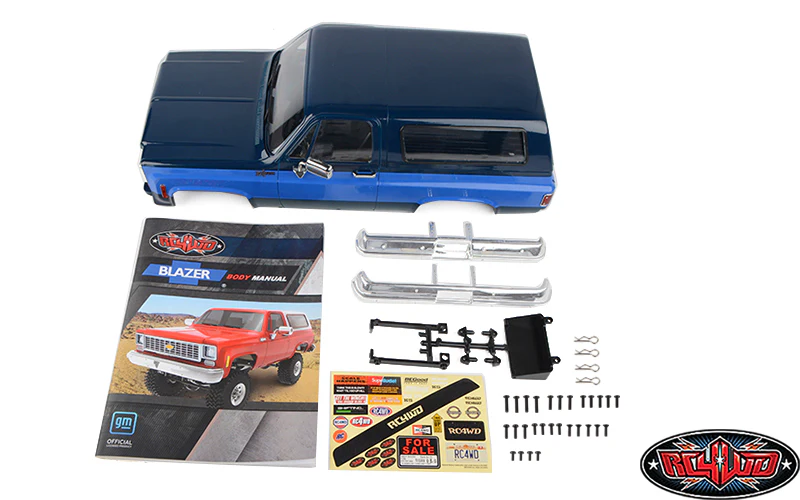 RC4WD Carrosserie Chevrolet Blazer Hard Body Bleu Z-B0272 - Image 6