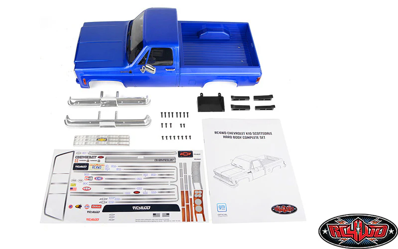 RC4WD Carrosserie Chevrolet K10 Scottsdale Bleu Z-B0274 - Image 4