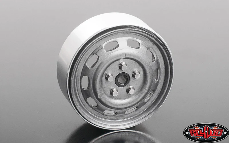 RC4WD Jantes 10-Oval 1.7 Beadlock Stamped Acier Argent  (x4) Z-W0312