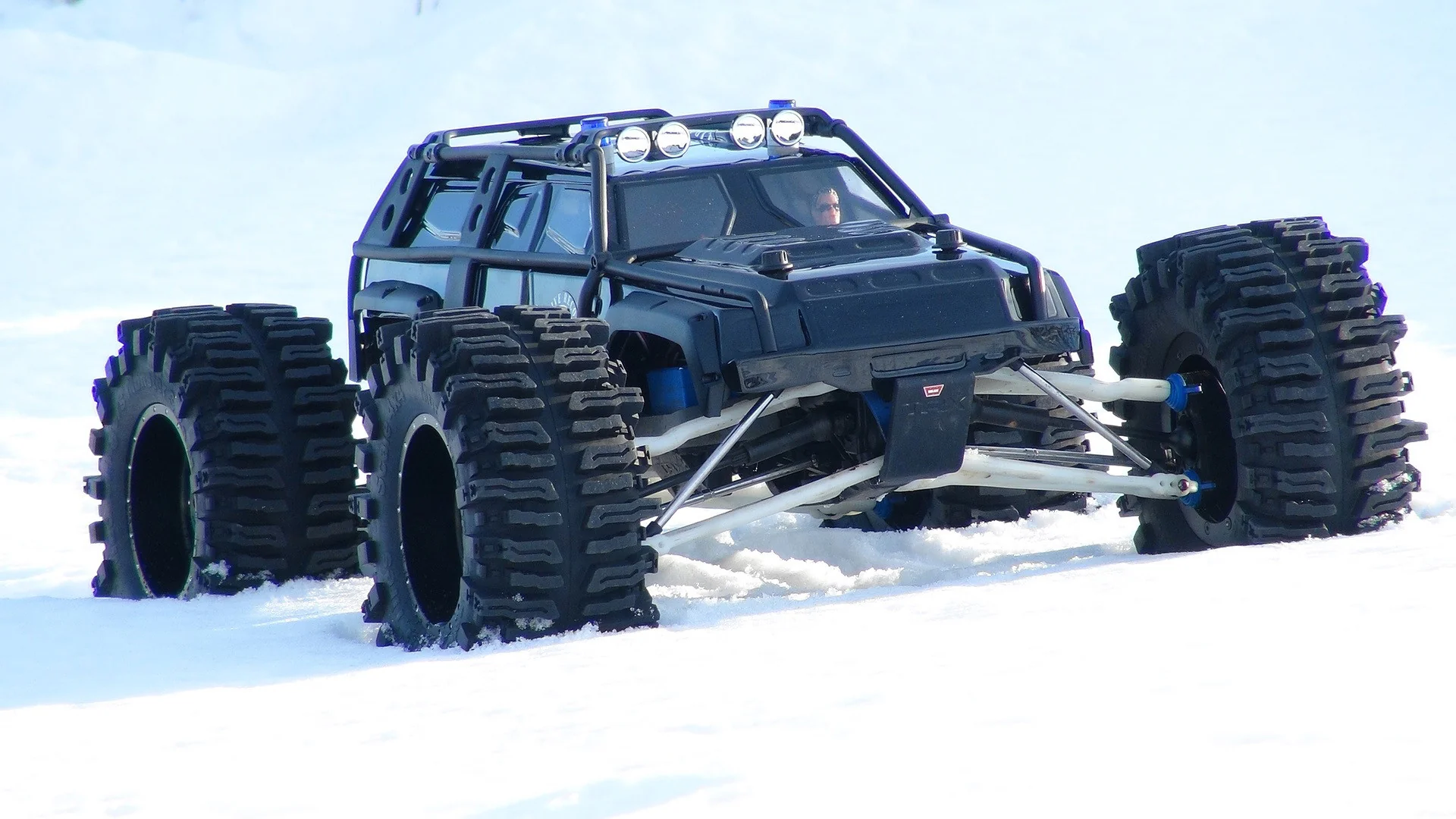 RC4WD Pneus Mud Slingers Monster Size 40 Series 3.8 (x2) Z-T0016 - Image 5