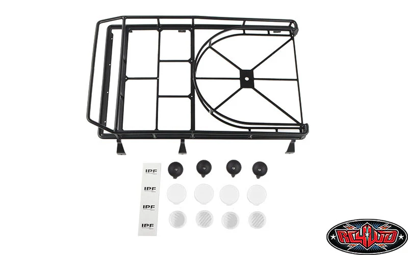 RC4WD Porte-bagages avec support de roue et feux IPF VVV-C5010 - Image 2