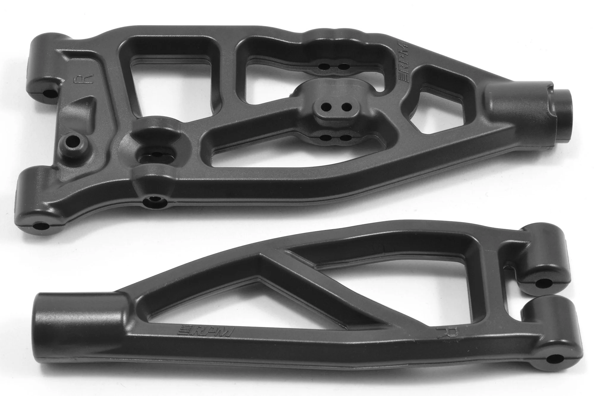 RPM Triangles avant Droit Noir Arrma 6S (x2) 81602