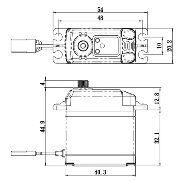 Savox Servo SA-1231SG+ 32kg 0.14s Métal SX-SA-1231SG+ - Image 2