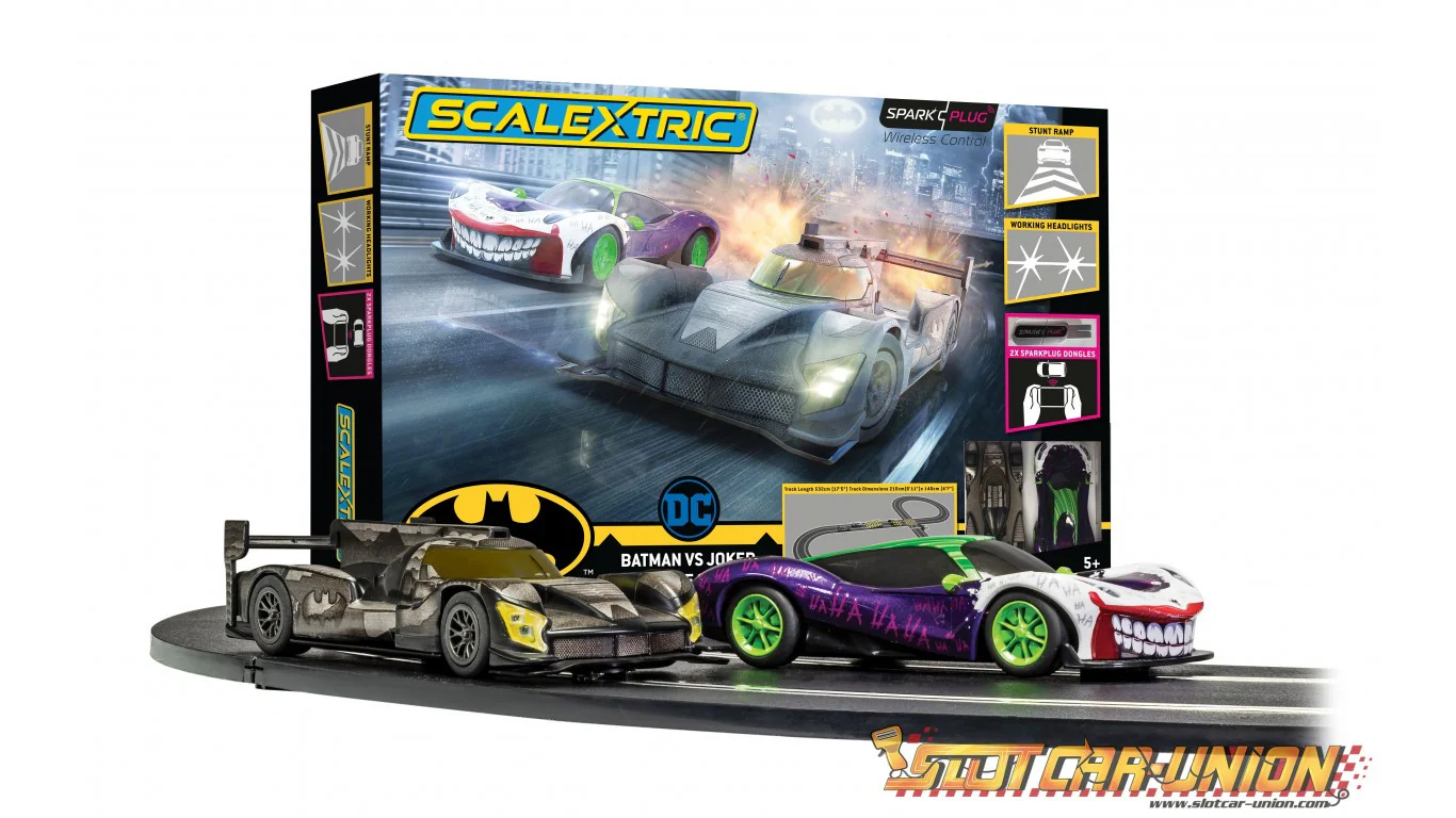 Scalextric Circuit Spark Plug Batman VS Joker C1415P - Image 5