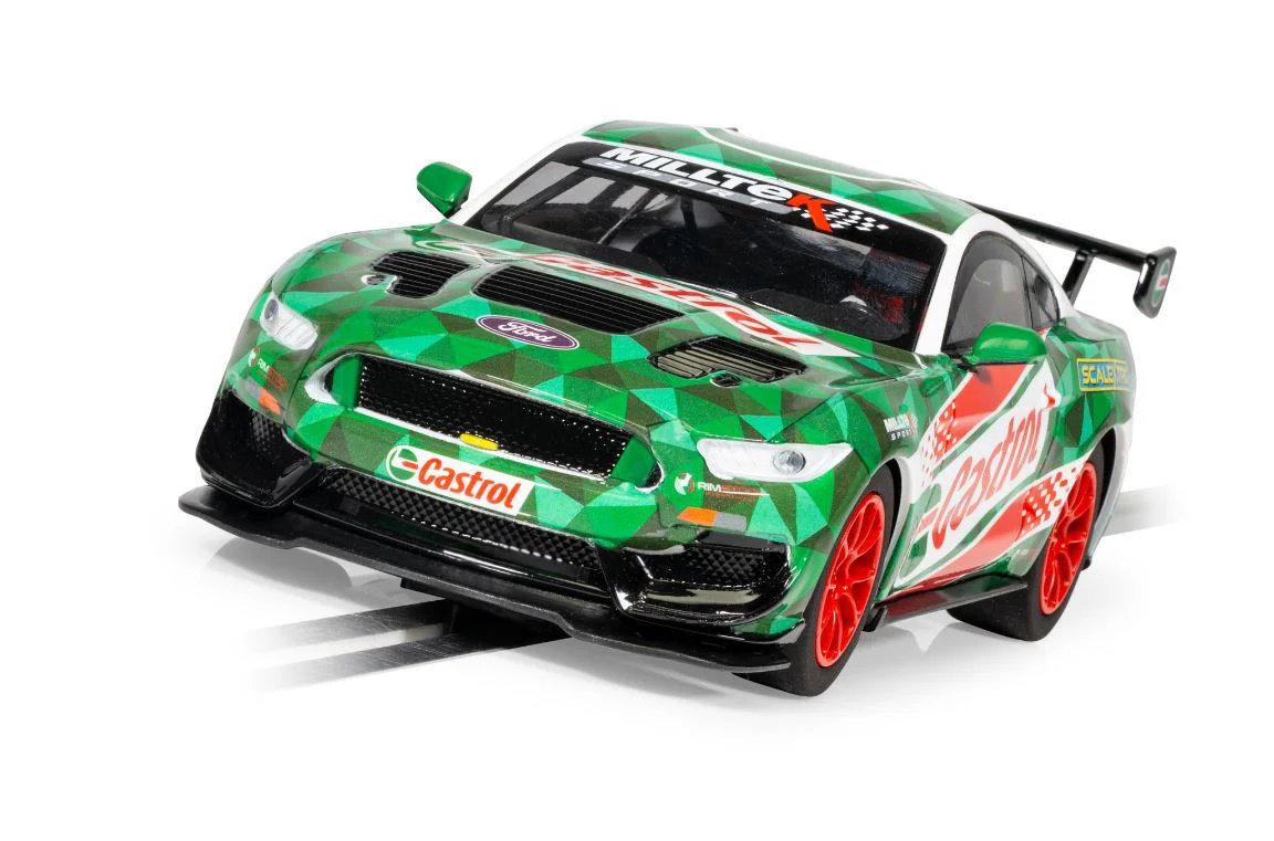 Scalextric Voiture Ford Mustang GT4 Castrol Drift Car Edition C4327 - Image 3