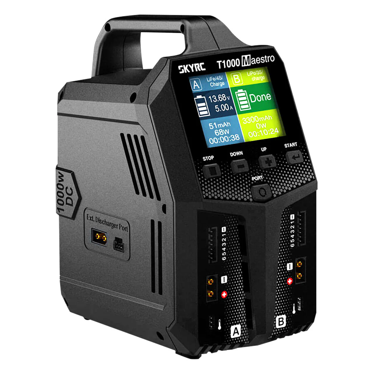 SkyRc Chargeur T1000 Duo 1-6S 450W AC/DC SK100182-01 - Image 3