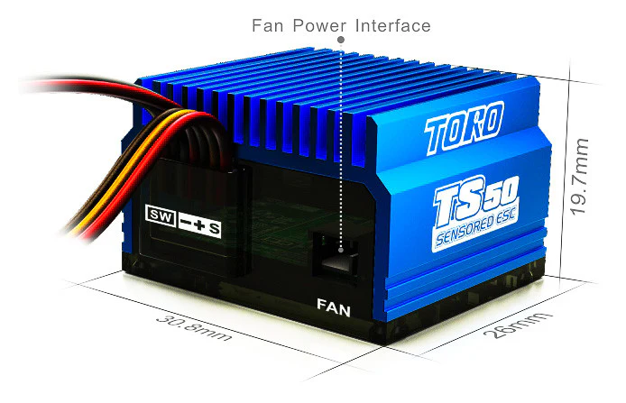 SkyRc Variateur Toro TS50 2S SK300060 - Image 3
