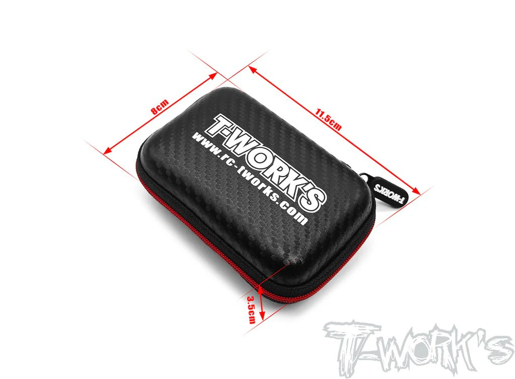 T-Work's Boite pour Accessoires "Hardcase" Carbone (D) TT-075-D - Image 2