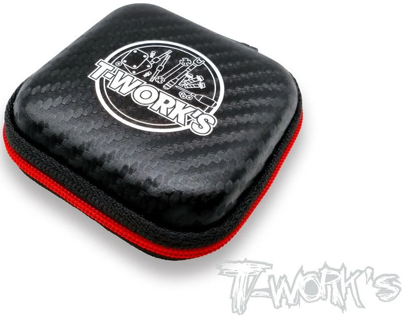 T-Work's Boite pour Bougies "Hardcase" Carbone (E) TT-075-E