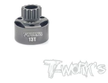 T-Work's Cloche d'Embrayage LightWeight Longue 13 Dents TG-065-13T