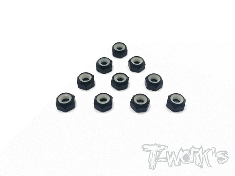 T-Work's Ecrous Court Alu Nylstop M3 (x10) ASS-3LN - Image 2