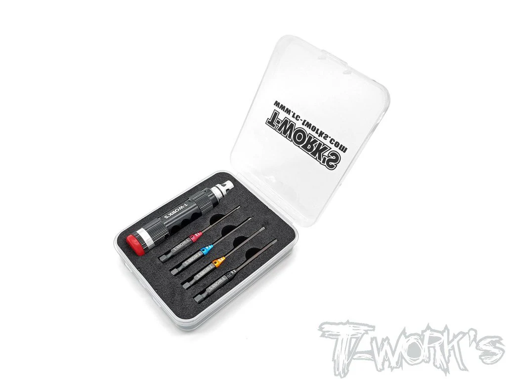 T-Work's Embouts Hexagonal pour Visseuse avec Porte Embouts (1.5,2.0,2.5,3.0) TT-081 - Image 2