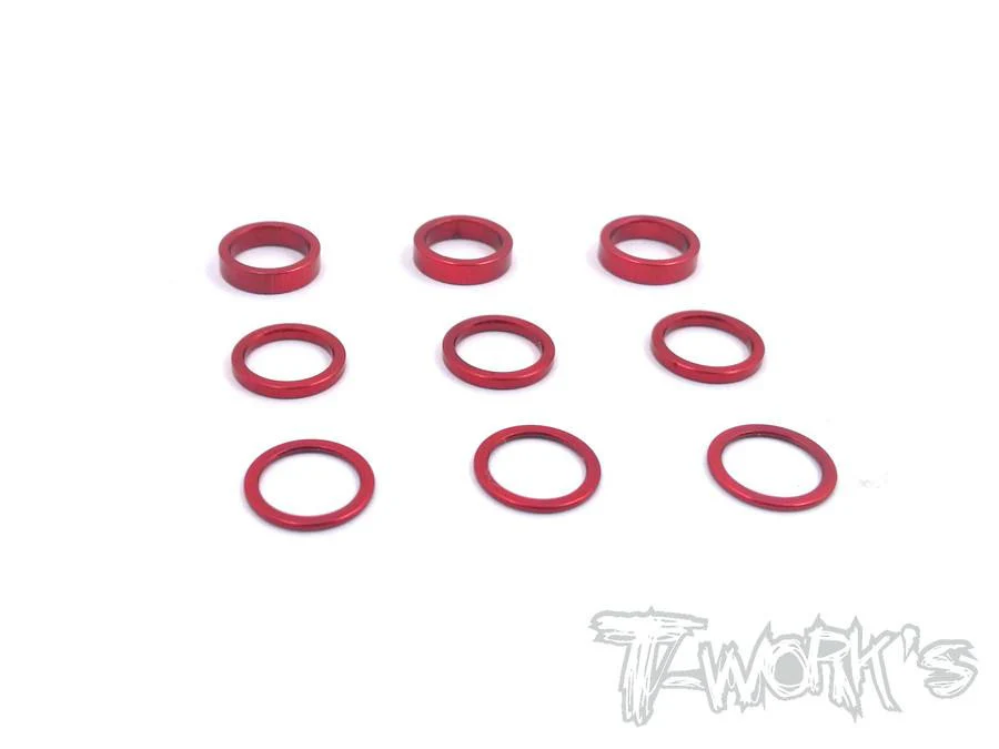 T-Work's Entretoises Alu 6.38mm (x9) TA-111 - Image 3