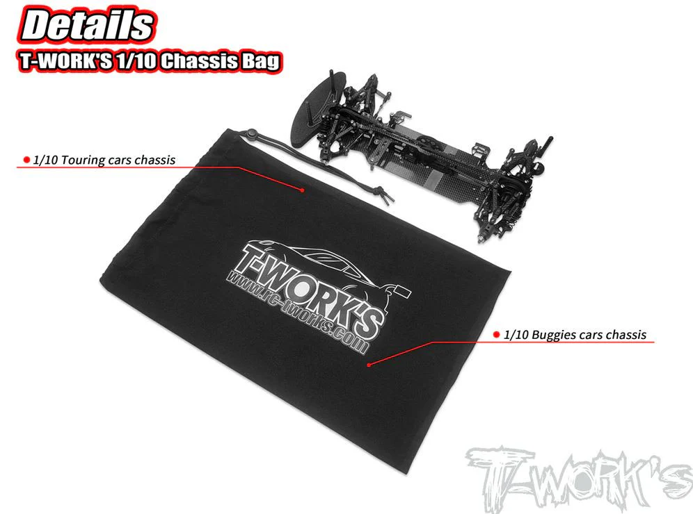 T-Work's Housse de Transport pour châssis 1/10 Touring TT-115-A - Image 5