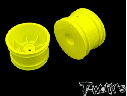 T-Work's Jantes Arrières 2.2" 12mm Jaunes (x2) TE-218-CY-2